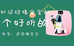 1019猪宝宝的名字
