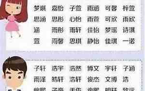 功夫宝宝男生名字大全