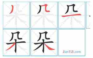 朵字网名