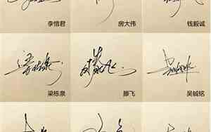 如何写好名字签字