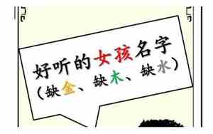 猪年女宝宝金名字